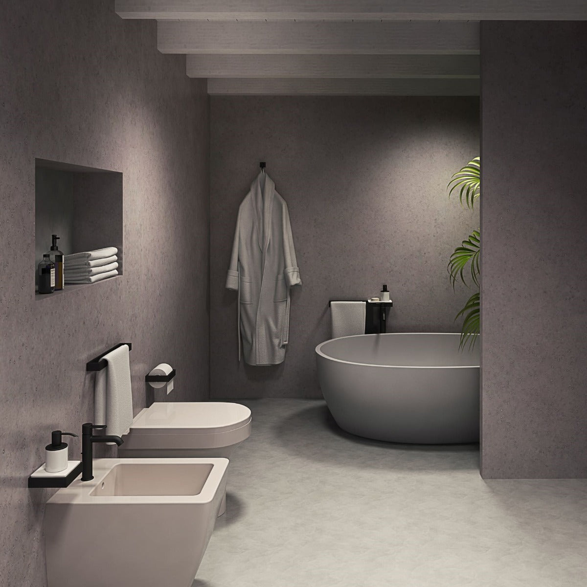 Hydraset New Cool Greystone Square Edge 2400 x 1200
