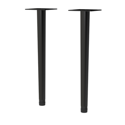 Fairford Decorative Matt Black Leg Set for Wall Hung Vanity Units (Optional)