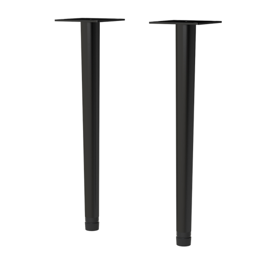 Fairford Decorative Matt Black Leg Set for Wall Hung Vanity Units (Optional)