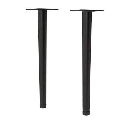 Fairford Decorative Matt Black Leg Set for Wall Hung Vanity