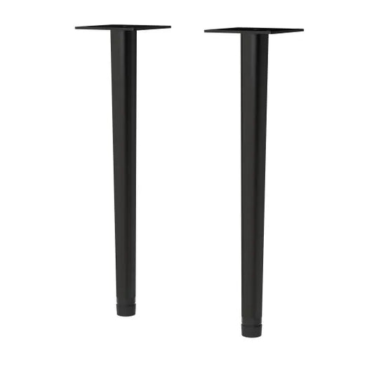 Fairford Decorative Matt Black Leg Set for Wall Hung Vanity