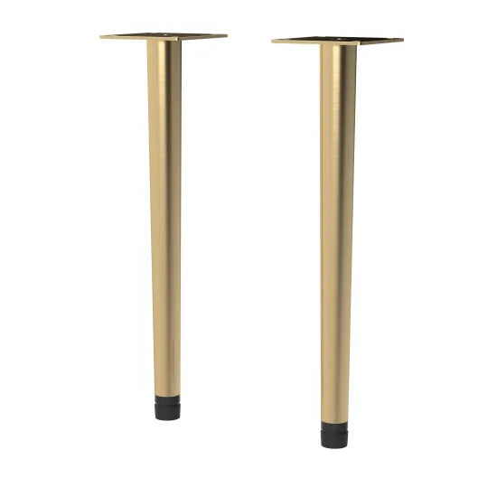 Fairford Decorative Brushed Brass Leg Set for Wall Hung Vani