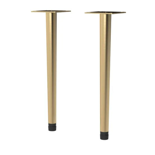 Fairford Decorative Brushed Brass Leg Set for Wall Hung Vani