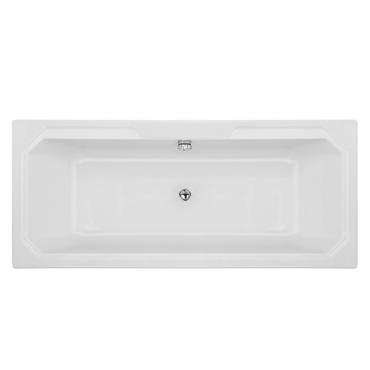 Fairford Cariss 1800 x 800mm Double Ended Traditional Straight Bath