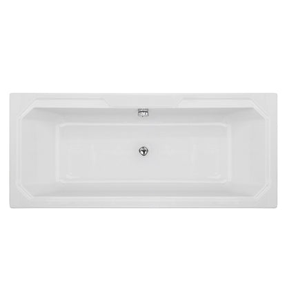 Fairford Cariss 1800 x 800mm Double Ended Traditional Straight Bath