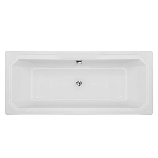 Fairford Cariss 1800 x 800mm Double Ended Traditional Straight Bath