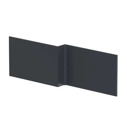Fairford Soft Black 1700mm L Shaped Bath Front Panel