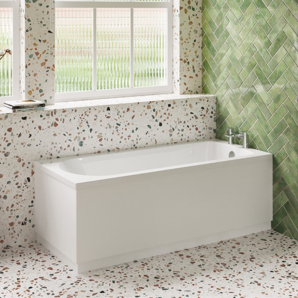 Fairford Novus 1700 x 700mm Single Ended Straight Bath