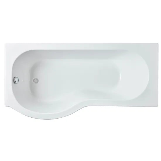Fairford 1600 x 850mm Left Hand P Shaped Shower Bath