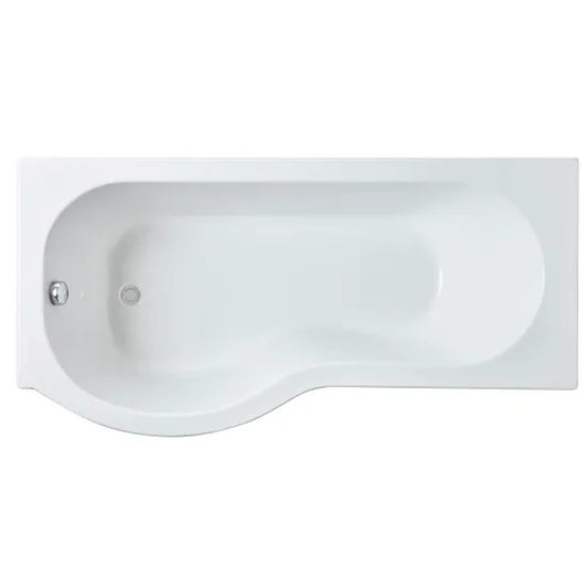 Fairford 1600 x 850mm Left Hand P Shaped Shower Bath