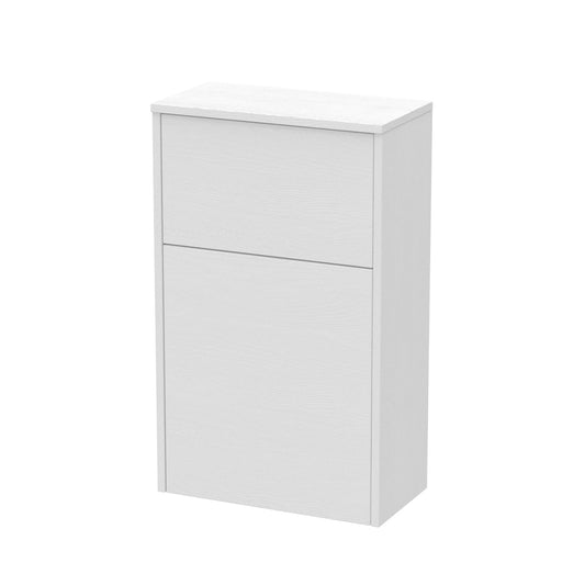 Fairford Anika 500mm White Woodgrain WC Unit