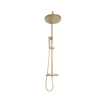 Fairford Element 7 Brushed Brass Exposed Shower Kit