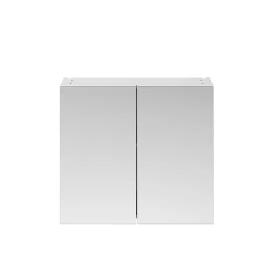 Fairford Union 800mm White Gloss Double Door Mirror Cabinet