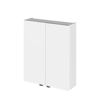 Fairford Union 500mm White Gloss Double Door Wall Cabinet