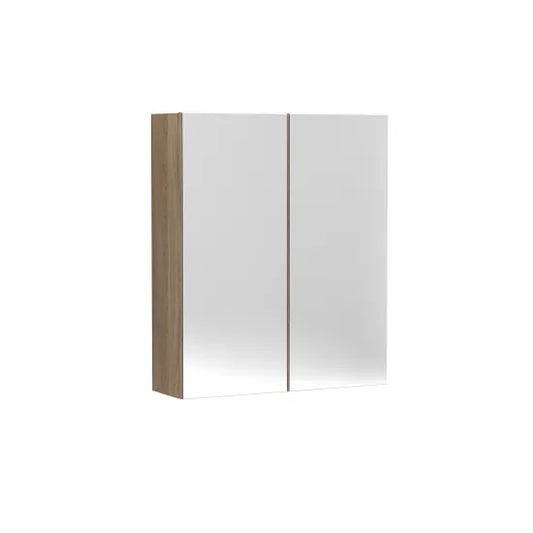 Fairford Union 600mm Bleached Oak Double Door Mirror Unit