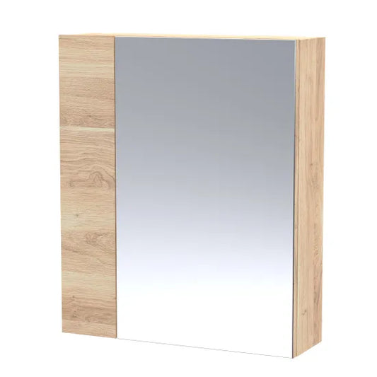 Fairford Union 600mm Bleached Oak Single Door Mirror Unit