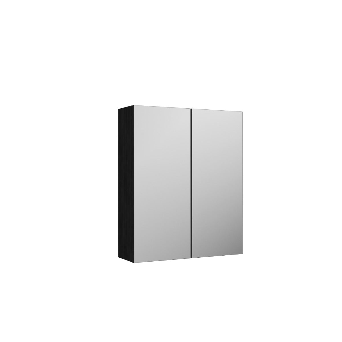 Fairford Aspri 2 600mm Charcoal Black Mirror Unit
