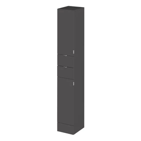 Fairford Union 300mm Grey Gloss Tall Cabinet