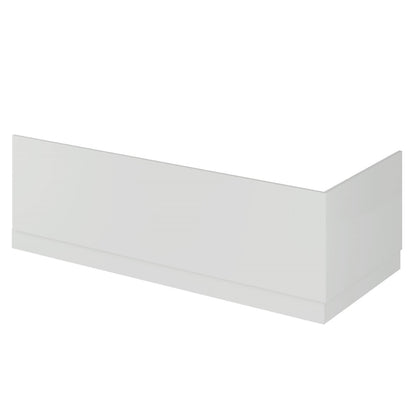 Fairford Light Gloss Grey 800mm Bath End Panel with Plinth
