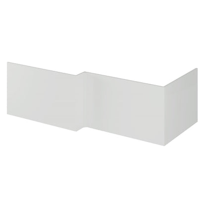 Fairford Light Gloss Grey 1700mm L Shaped Bath Panel