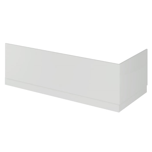 Fairford Light Gloss Grey 1800mm Bath Panel with Plinth