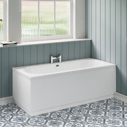 Fairford Ordo 1700 x 700mm Double Ended Straight Bath, 0TH