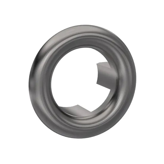 Gunmetal Round Overflow Cover