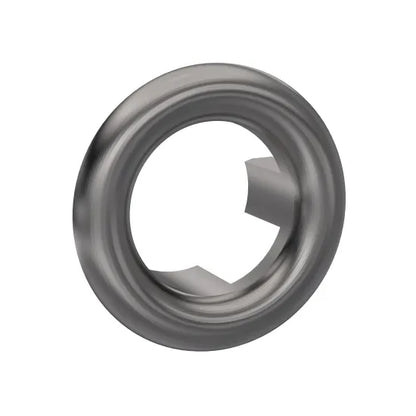 Gunmetal Round Overflow Cover