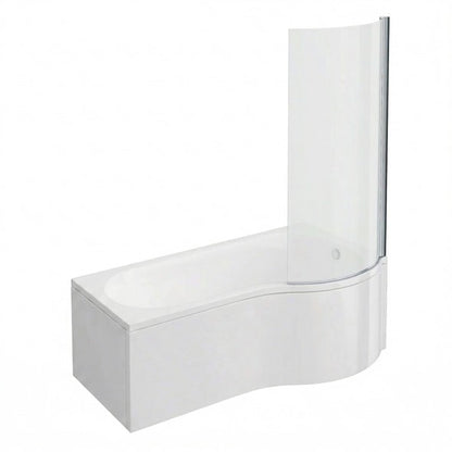 Fairford 1500 x 850 RH P Shape Bath with Screen and Panel