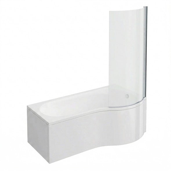 Fairford 1700 x 850 RH P Shape Bath with Screen and Panel