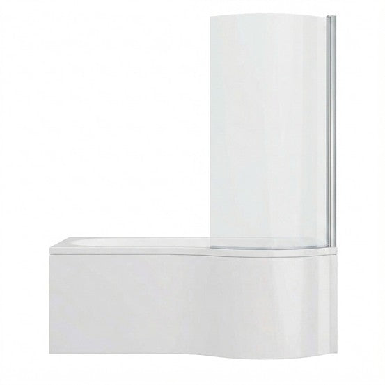 Fairford 1500 x 850 RH P Shape Bath with Screen and Panel