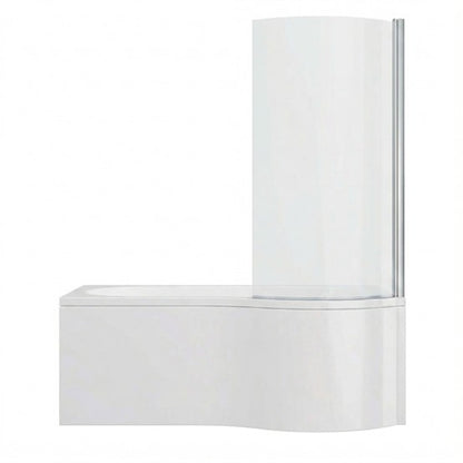 Fairford 1500 x 850 RH P Shape Bath with Screen and Panel