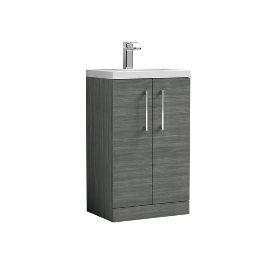 Fairford Aspri 2 500mm Anthracite Floor Standing Vanity Unit