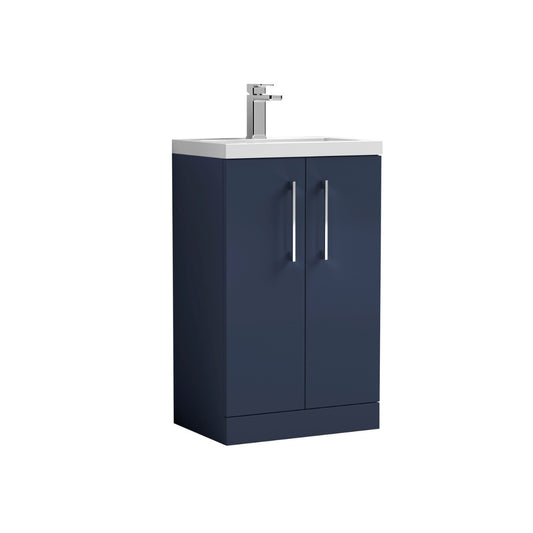 Fairford Aspri 2 500mm Nu Blue Floor Standing Vanity Unit