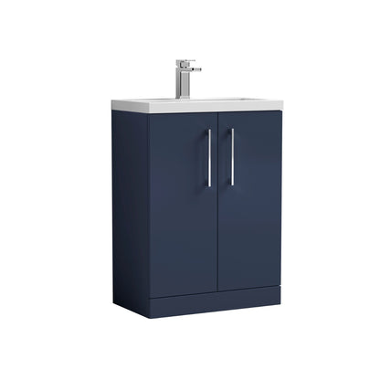 Fairford Aspri 2 600mm Nu Blue Floor Standing Vanity Unit