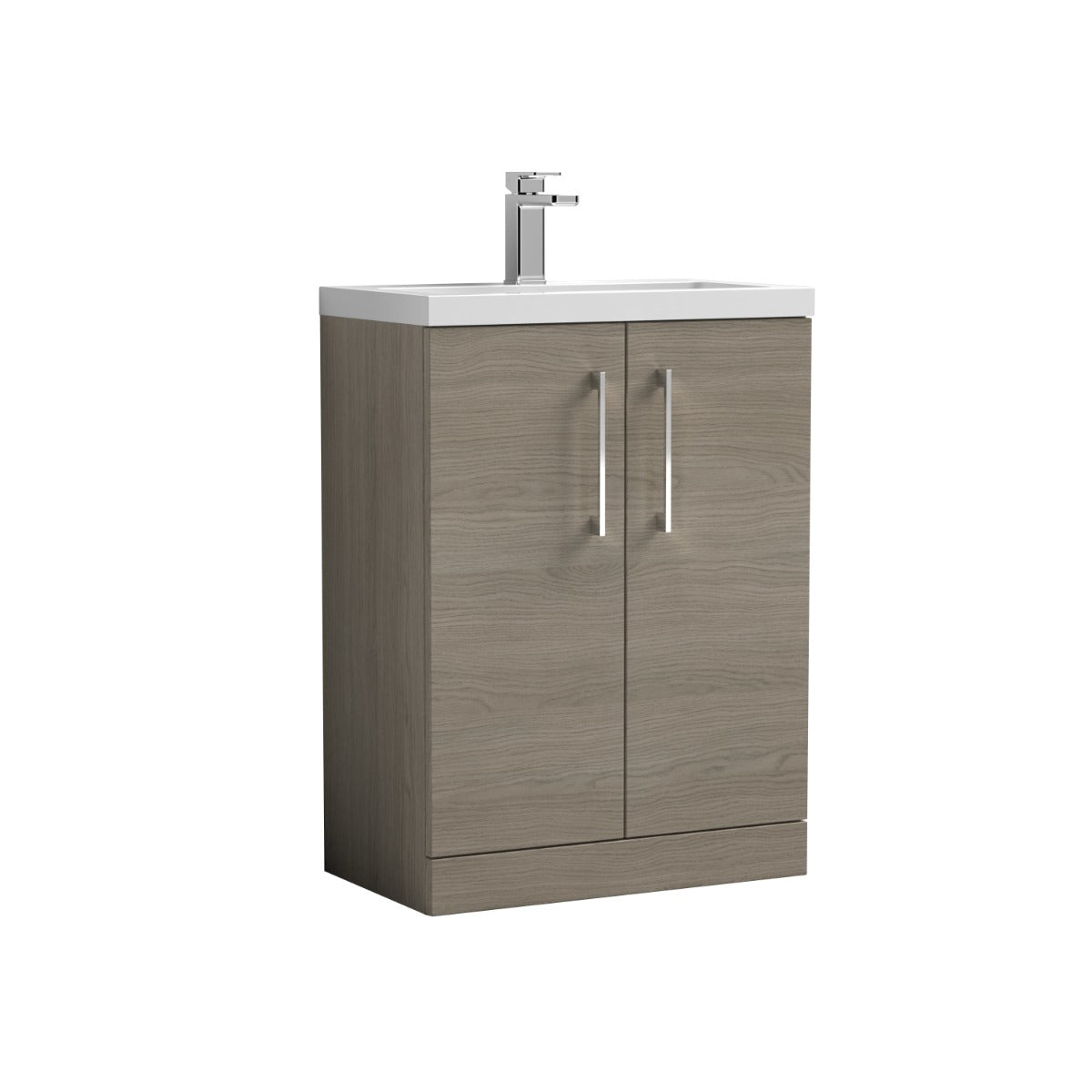 Fairford Aspri 2 600mm Solace Oak Floor Standing Vanity Unit