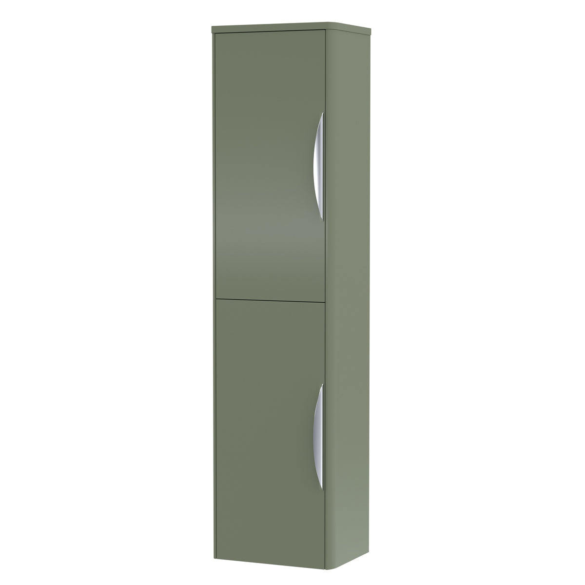 Fairford Flow 350mm Satin Green Tall Storage Unit
