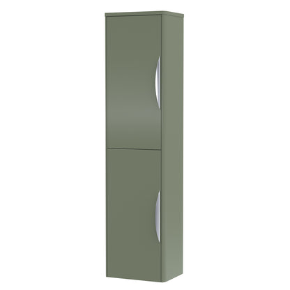 Fairford Flow 350mm Satin Green Tall Storage Unit
