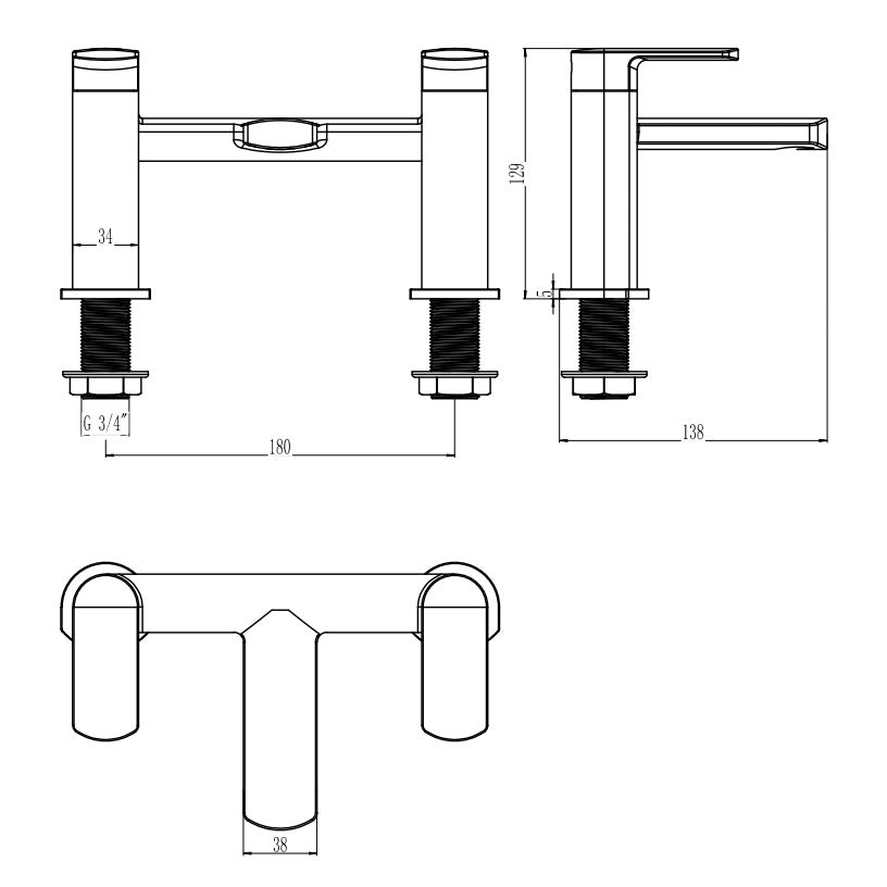 Rivato Brenta Bath Filler