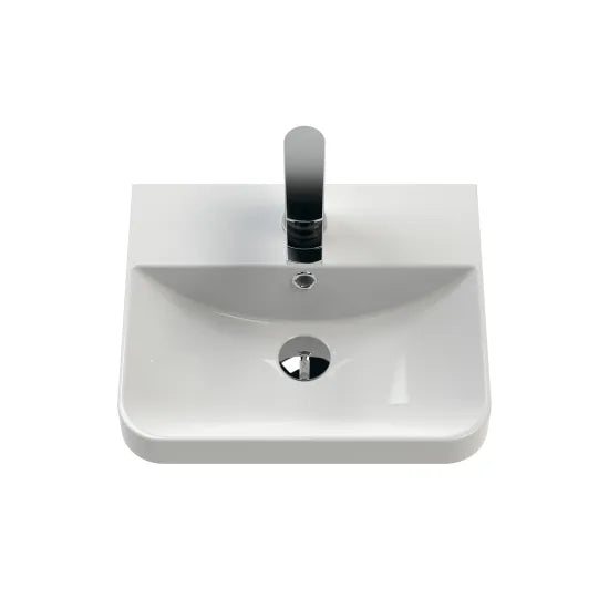 Fairford Crayo 400mm Soft Black Floor Standing Vanity Unit