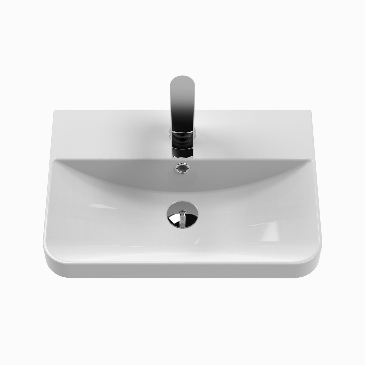 Fairford Crayo 500mm Gloss White Wall Hung Vanity Unit
