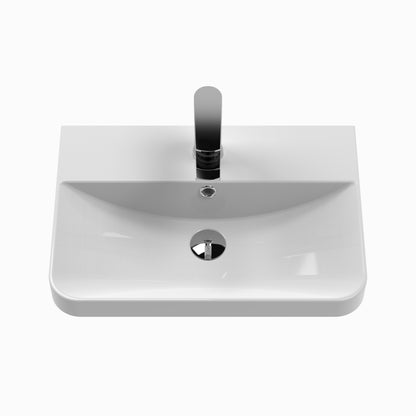 Fairford Crayo 500mm Gloss White Wall Hung Vanity Unit