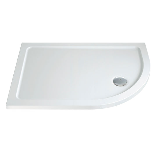 Fairford 900 x 800mm Offset Quadrant, RH Shower Tray