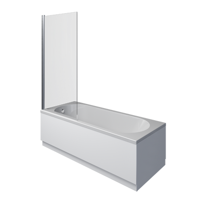 Rivato Milano 1500 x 700mm Bath with Rectangular Screen
