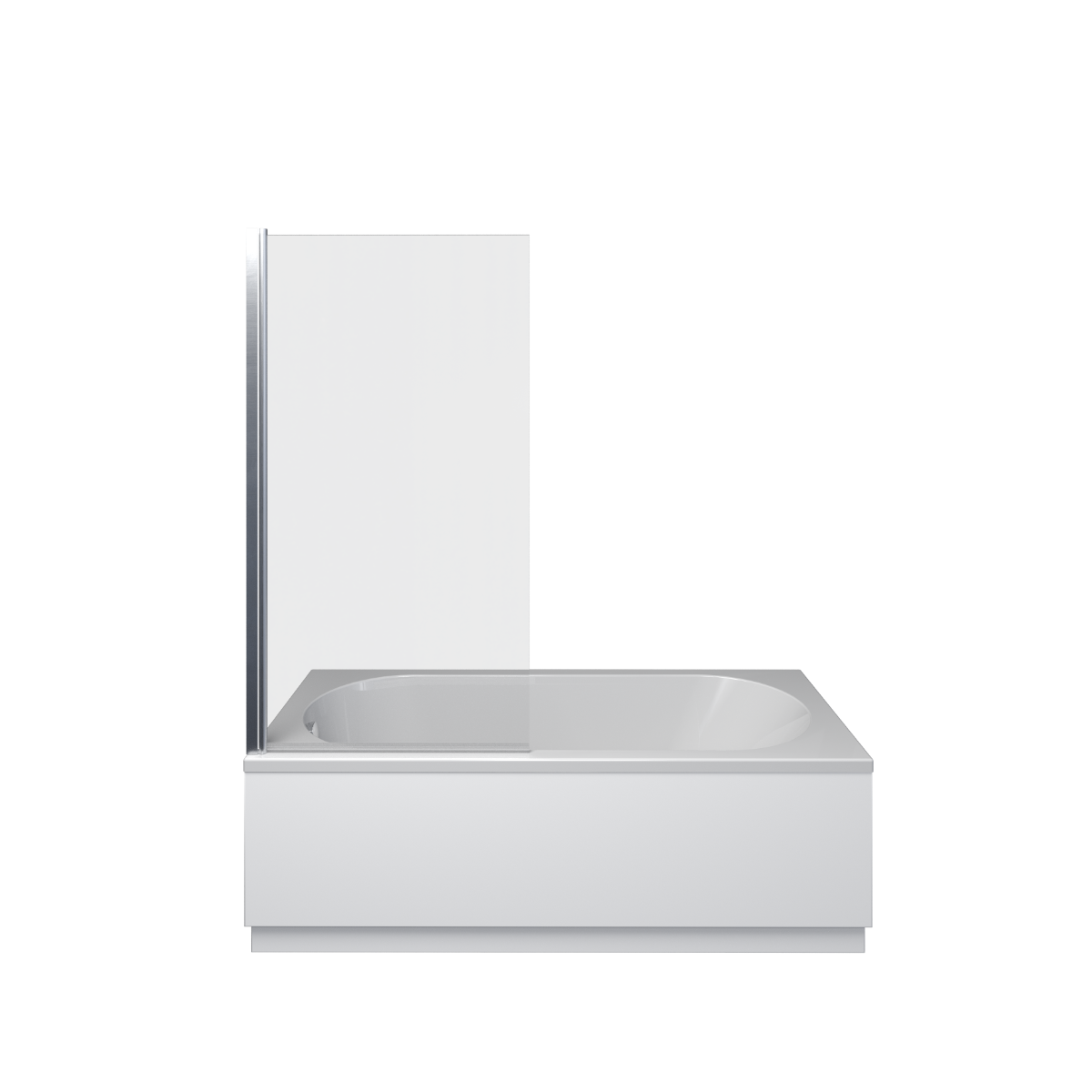 Rivato Milano 1500 x 700mm Bath with Rectangular Screen