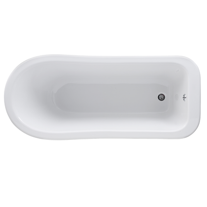 Fairford Portchester 1700mm Freestanding Baths - Various Feet Options-Deacon Feet