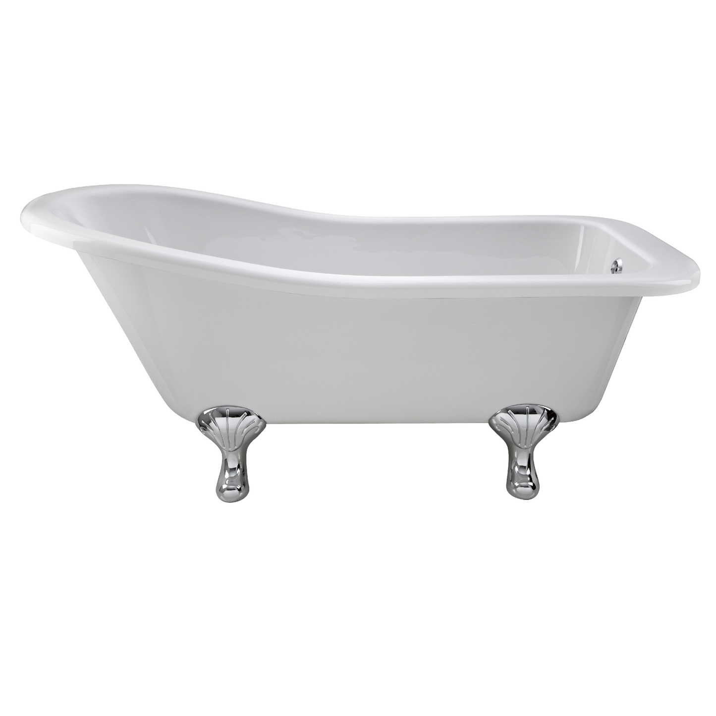 Fairford Portchester 1700mm Freestanding Baths - Various Feet Options-Corbel Feet
