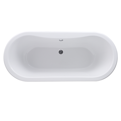 Fairford Bolsover 1700mm Freestanding Baths - Various Feet Options-Deacon Feet
