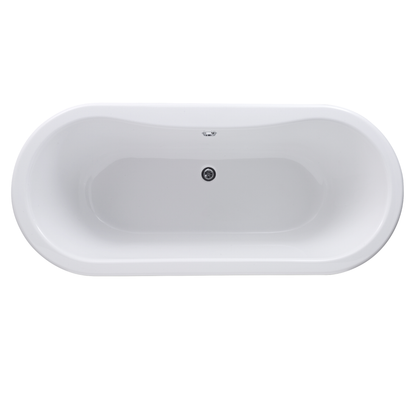 Fairford Bolsover 1700mm Freestanding Baths - Various Feet Options-Corbel Feet