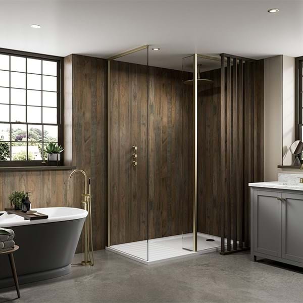 Hydraset Salvaged Plank Elm 1200 x 2400 Square Edge Wall Panel